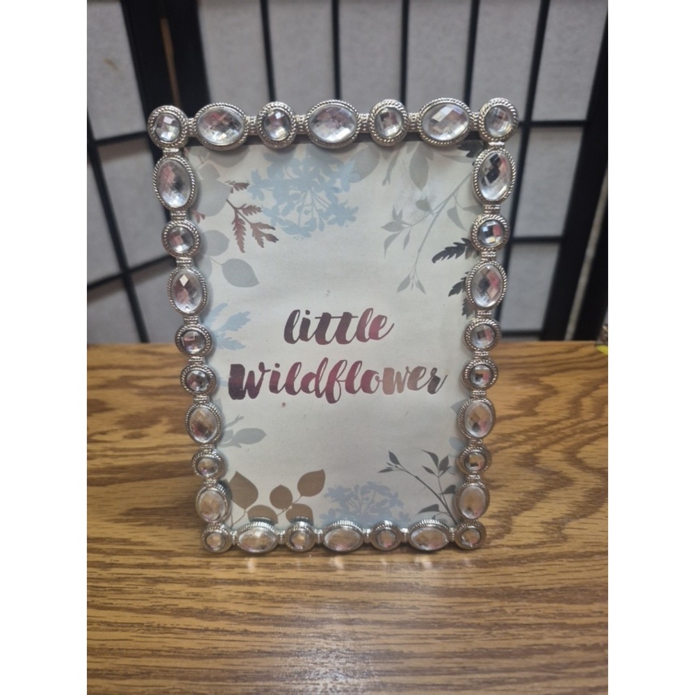Decorative Picture Frame with Rhinestone Embellishments fairy style